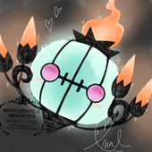 lune🌙指描き