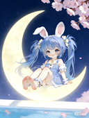 月宫の晚樱