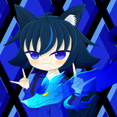 紺色レイン