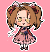 小鳥のようなピンクのシナティ