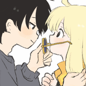 猫と雑草（藤）
