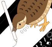 空飛ぶうずら