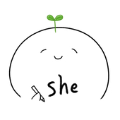 she