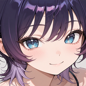 紫ショートちゃん＠AIイラスト